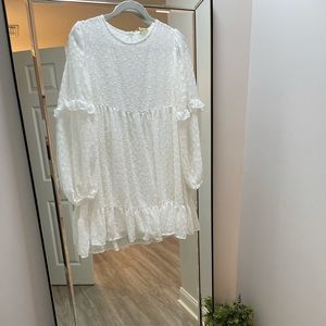 White Peach Love Mini Dress Size M